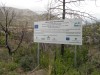 Signpost on the road Chrysafa-Agriannoi