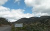 Signpost on the road Agriannoi-Kallithea